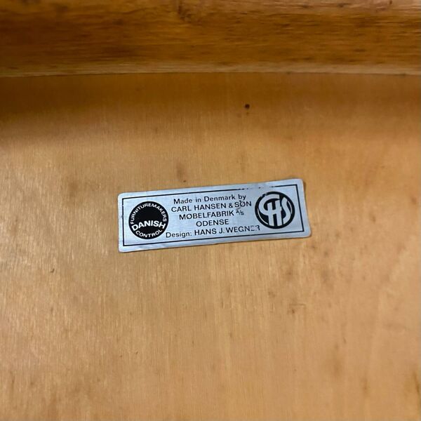 Chaises de salle à manger Hans Wegner par Carl Hansen, années 1960