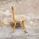 Chair child has bars, renovated beech