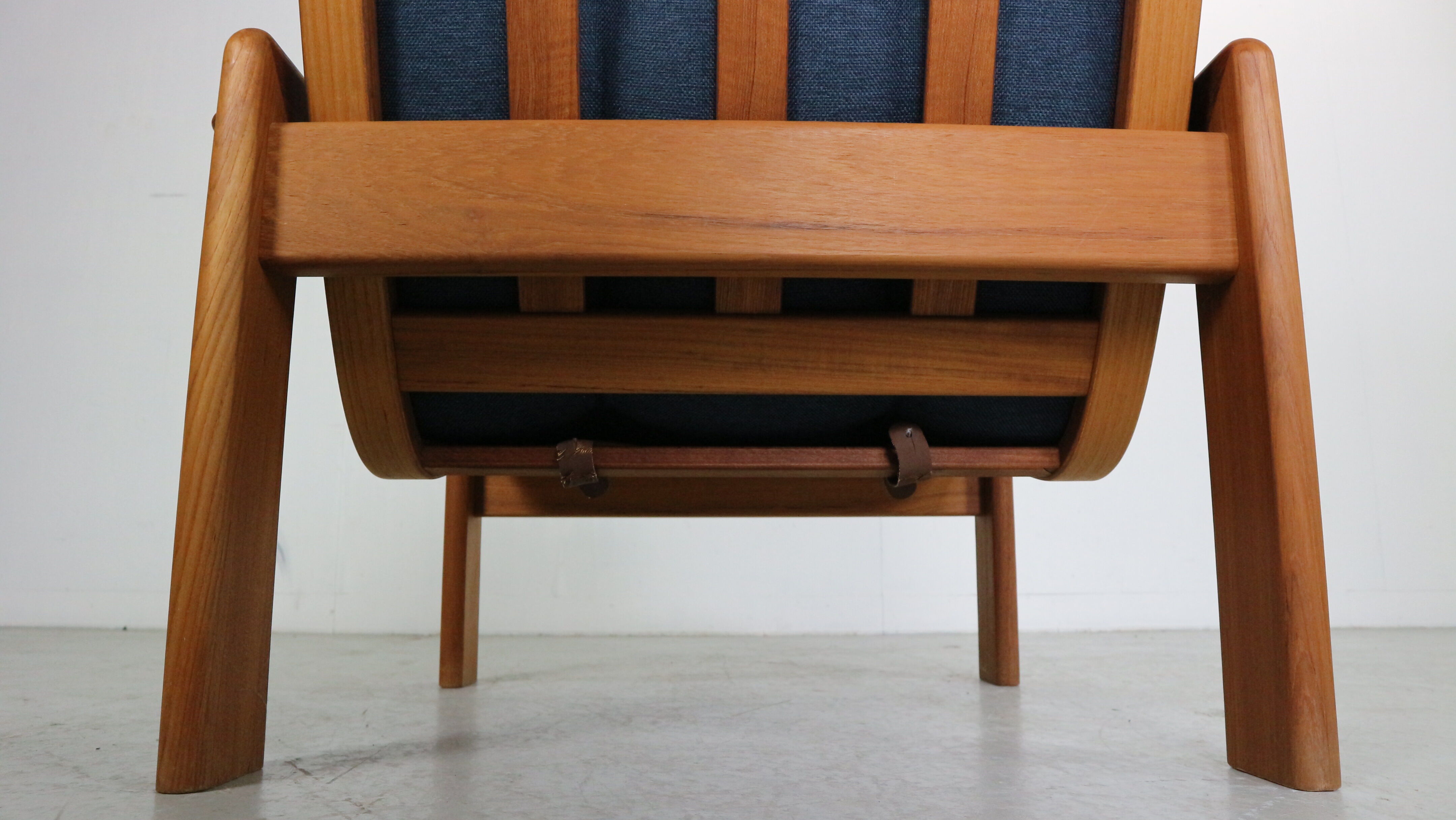 Teak armchair & ottoman by Emc Møbler Denmark mid-century modern