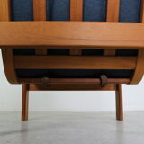 Teak armchair & ottoman by Emc Møbler Denmark mid-century modern