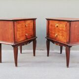 Pair of art deco bedside tables