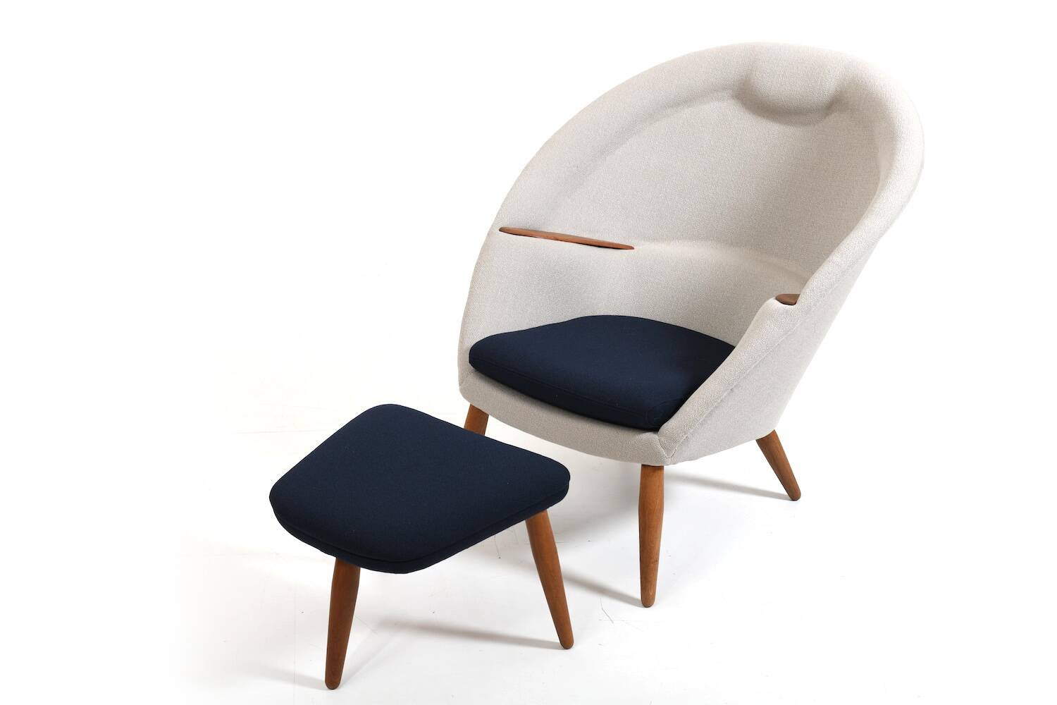 Early ODA Lounge Chair by Arnold Madsen 1950s / New Upholstered
