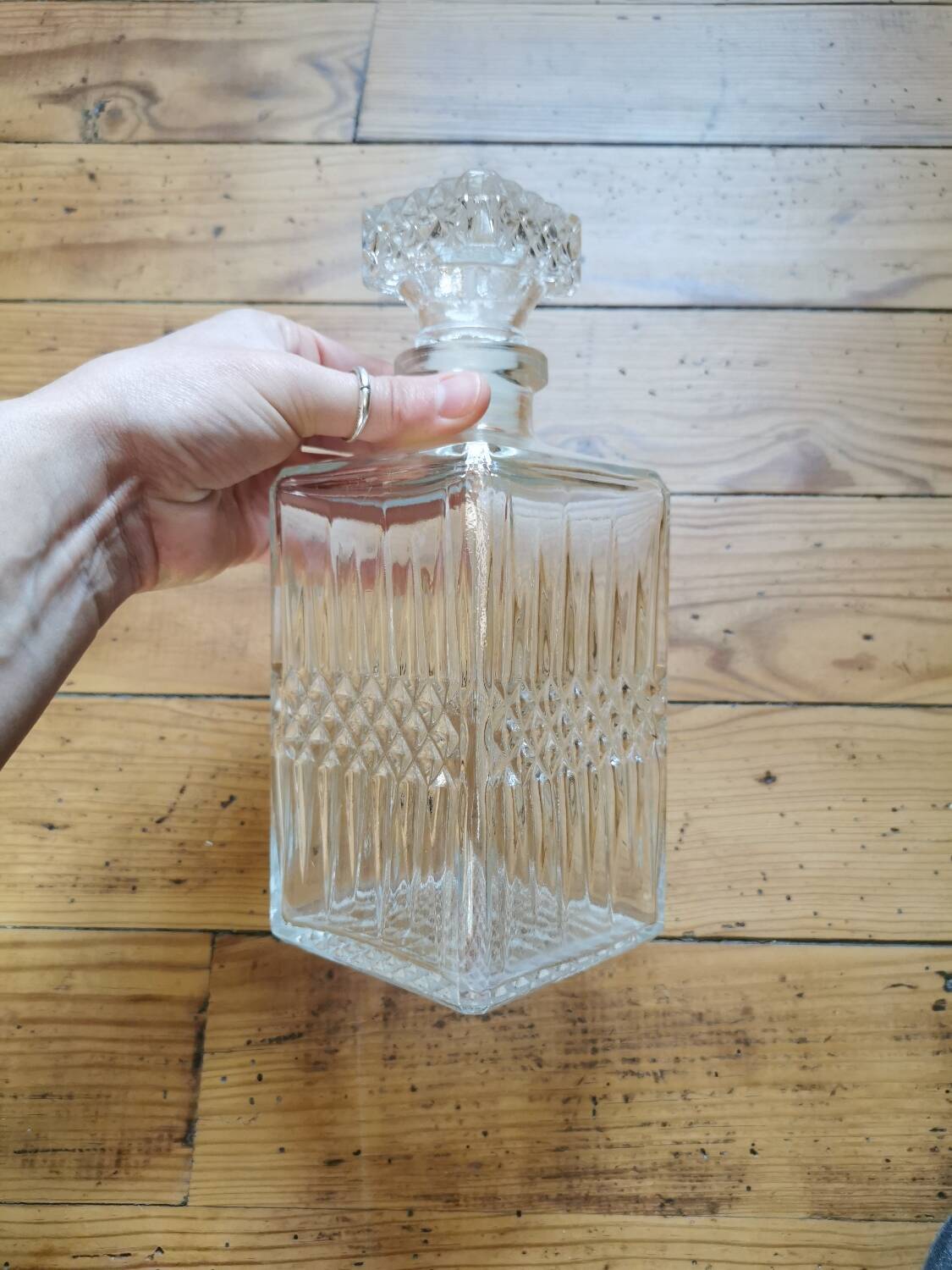 Vintage whiskey decanter