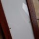 Paire de lampes scandinave bois et plexiglas