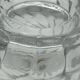 Small vase toothpick holder model bamboo crystal by Baccarat signed