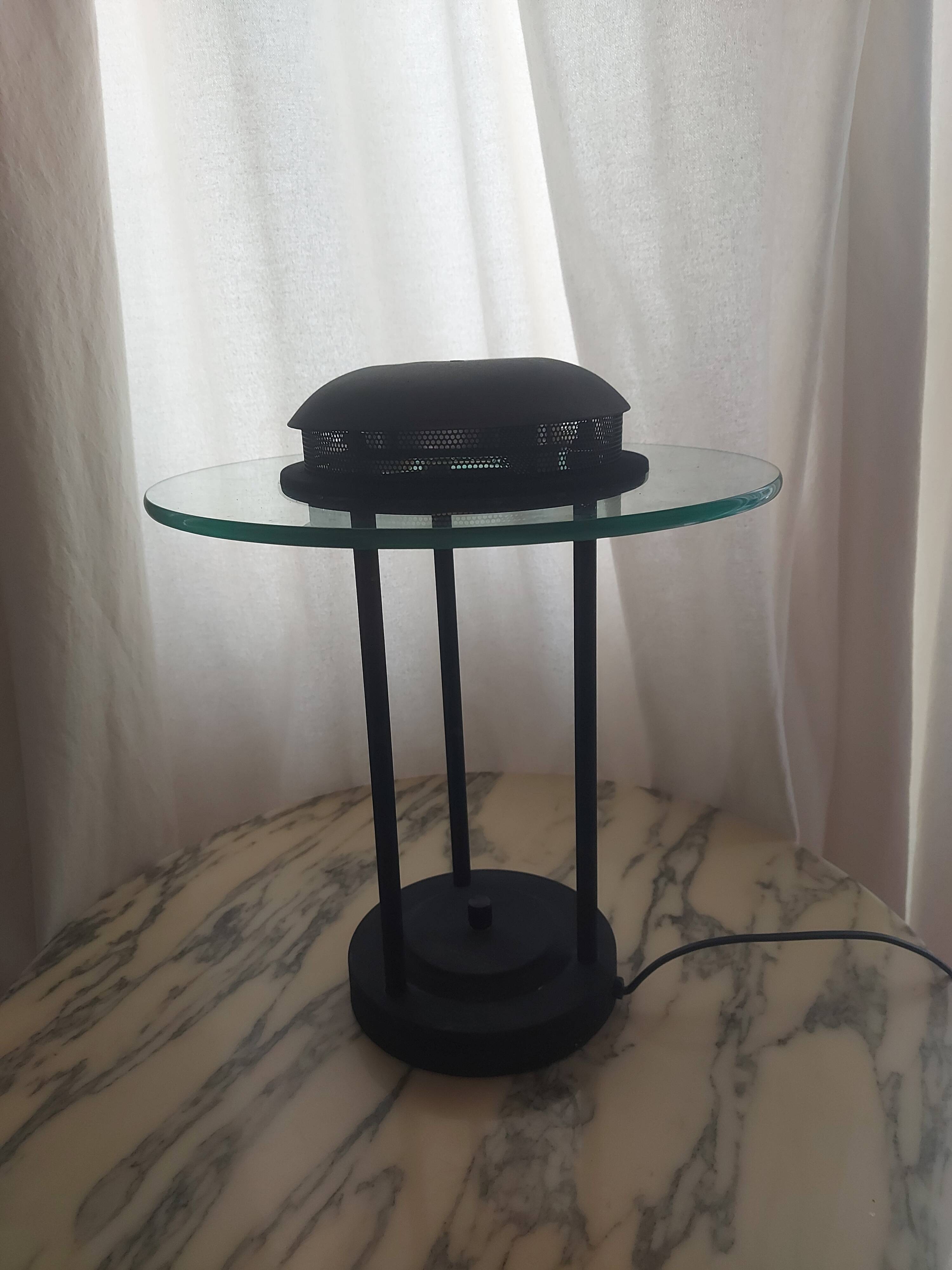 Lampe saturne par rober sonneman avec variateur