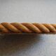 old rope mirror Audoux Minet vintage design 1950s old mirror 50s