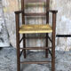 High chair baby wood & mulched seat