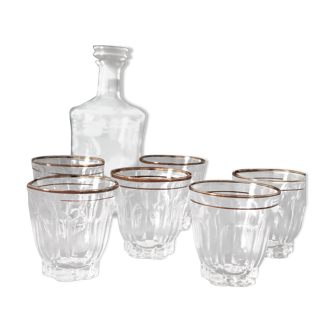 Service carafe + 6 verres