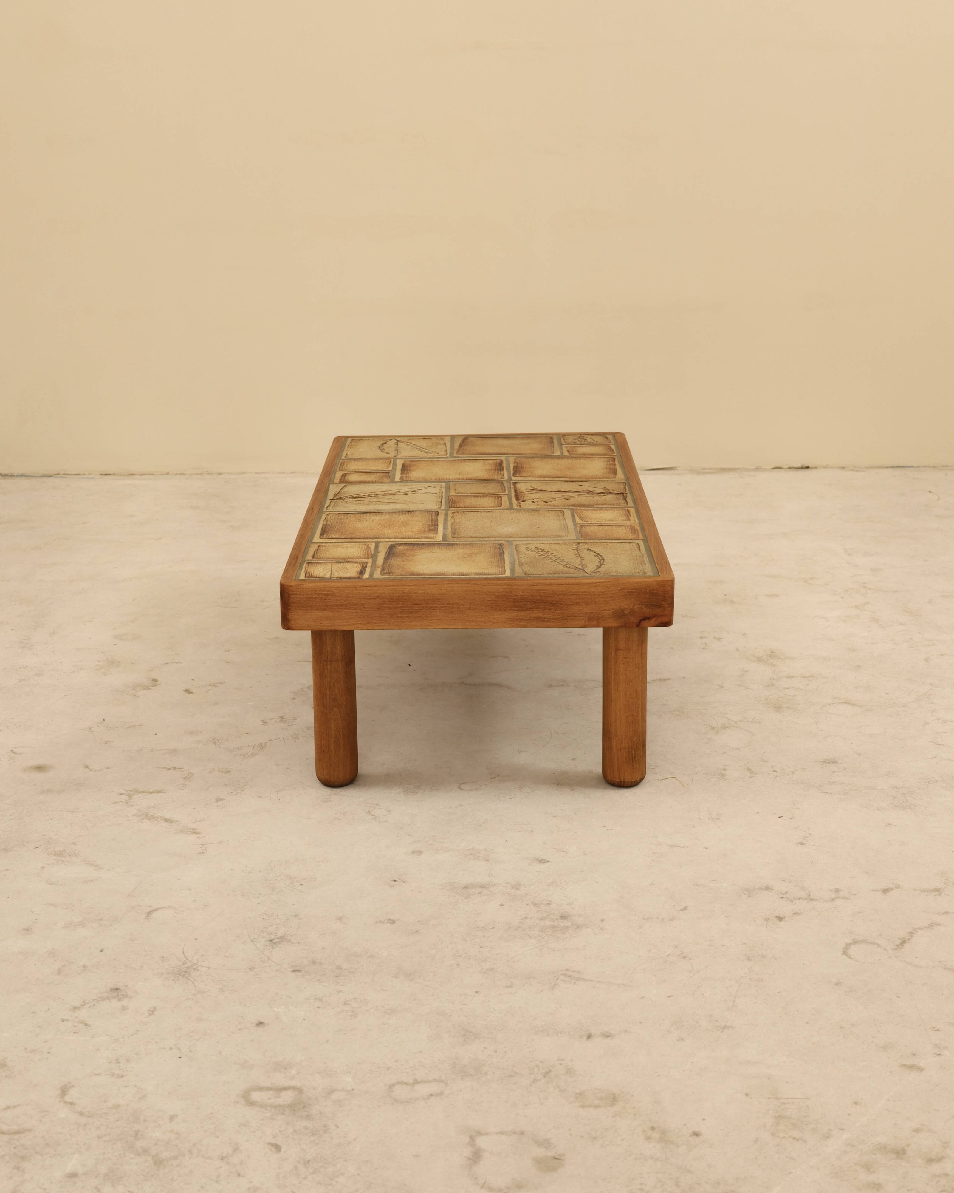 Table basse en céramique, Vallauris, France, 1970's