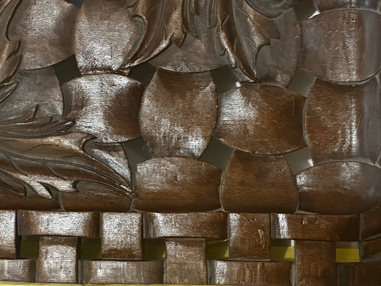 Grand Plateau/ Vintage 1950s Ashtray in Carved Wood