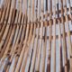 Vintage rattan fruit basket 70s