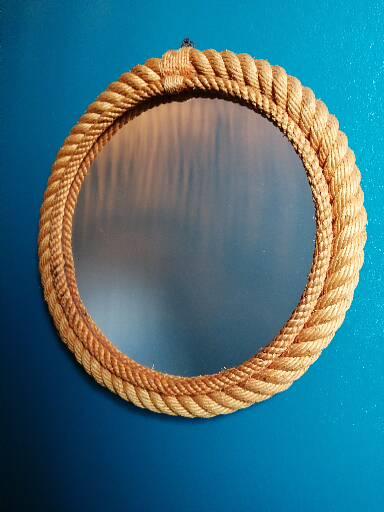 Vintage rope mirror