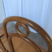 Set of 4 Mid-century Bentwood Cane Dining Chair, Thonet Style, 1970s Yugosl