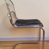 Chrome metal chair