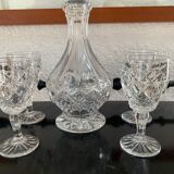 Bohemian crystal liqueur service