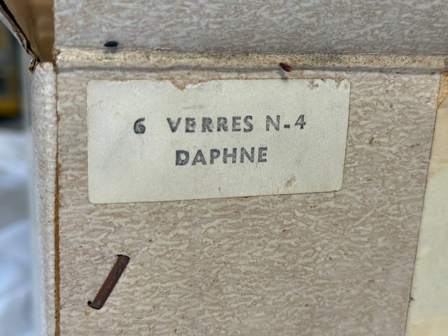 Saint Louis crystal stemmed glasses