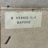 Saint Louis crystal stemmed glasses