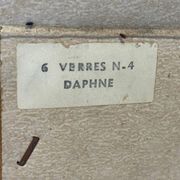 Verres à pieds en cristal Saint Louis