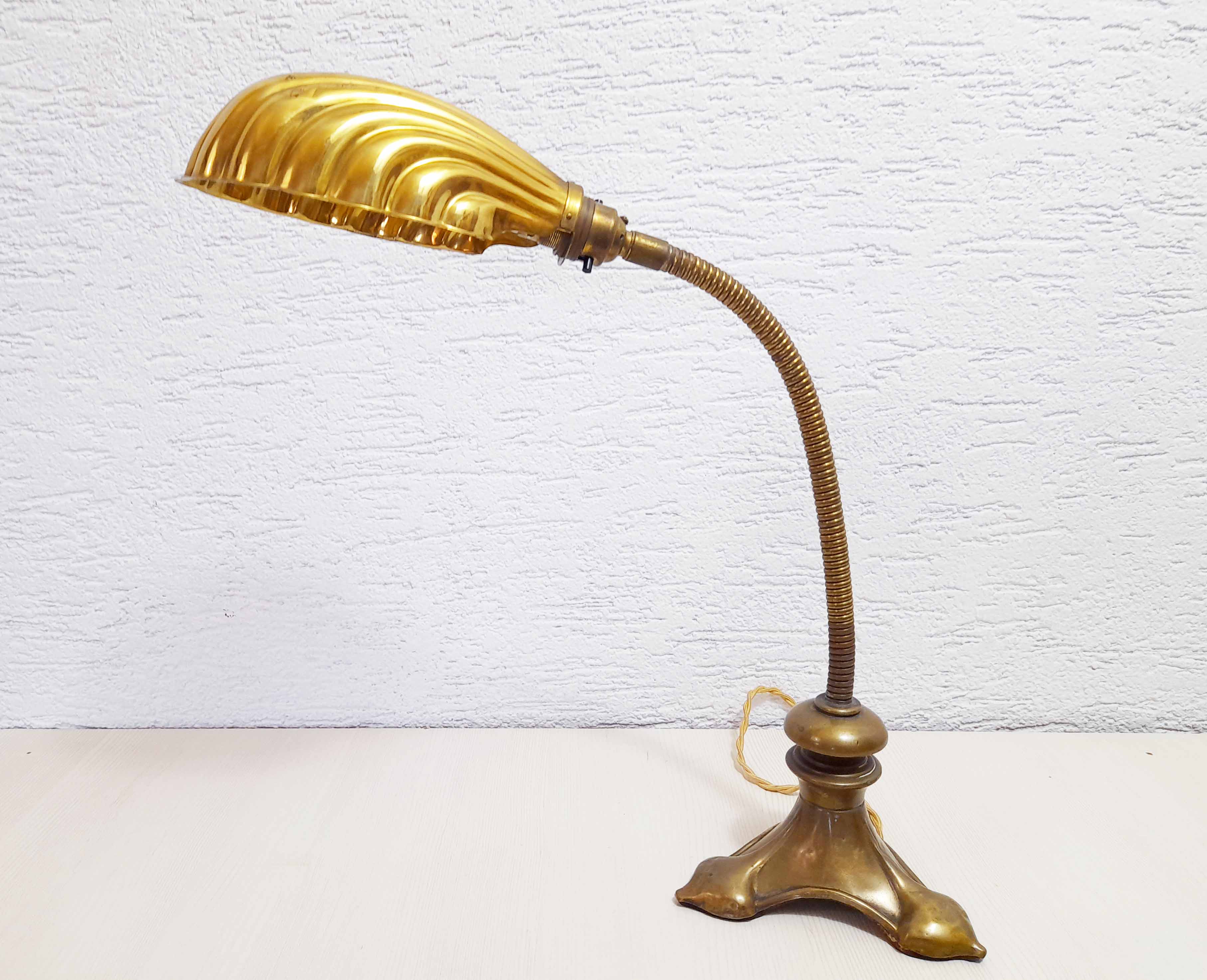 Lampe "coquillage" Art Nouveau