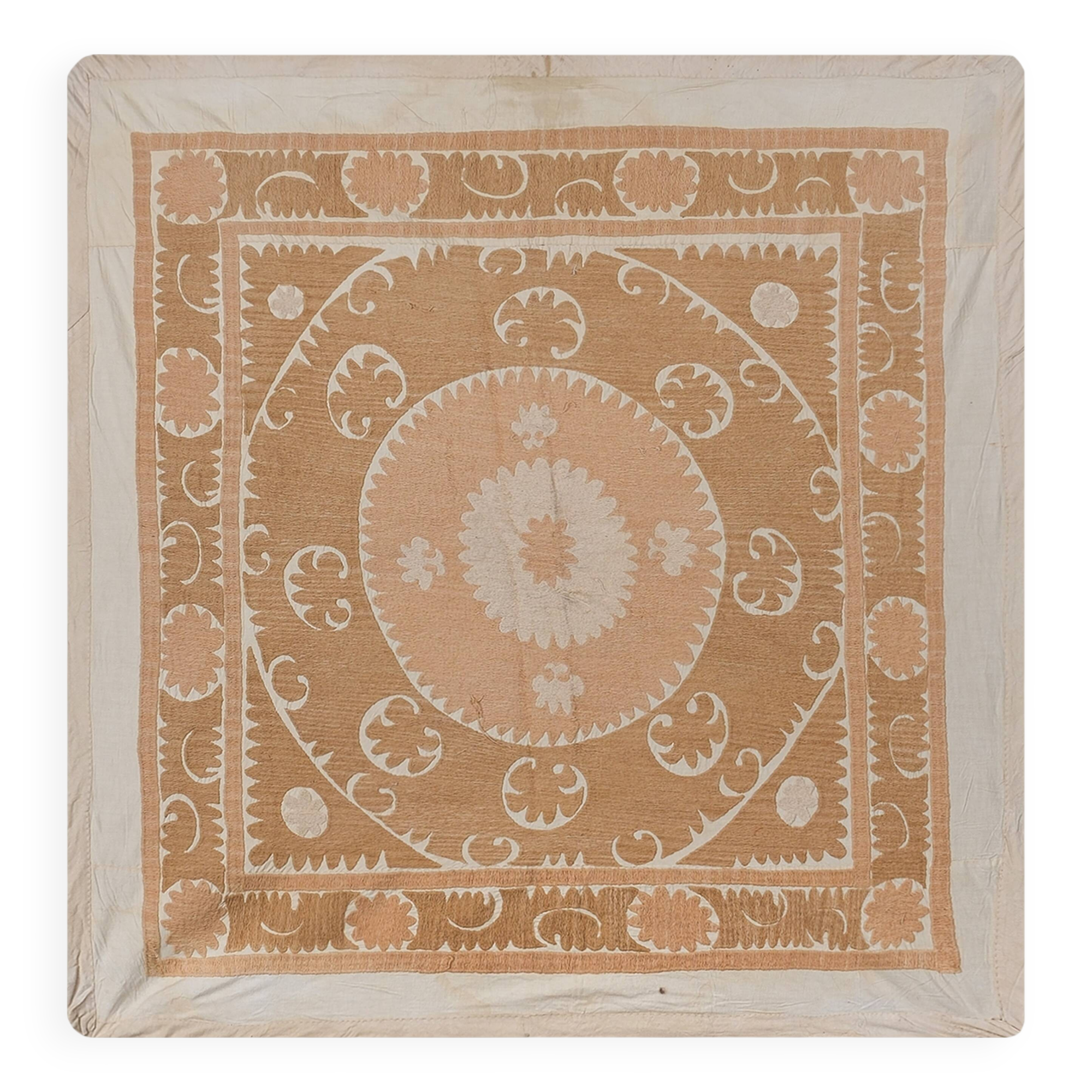 Tapis noué à la main, tapis turc vintage 136x141 cm