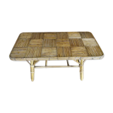 Rattan coffee table