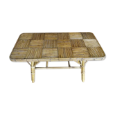 Rattan coffee table