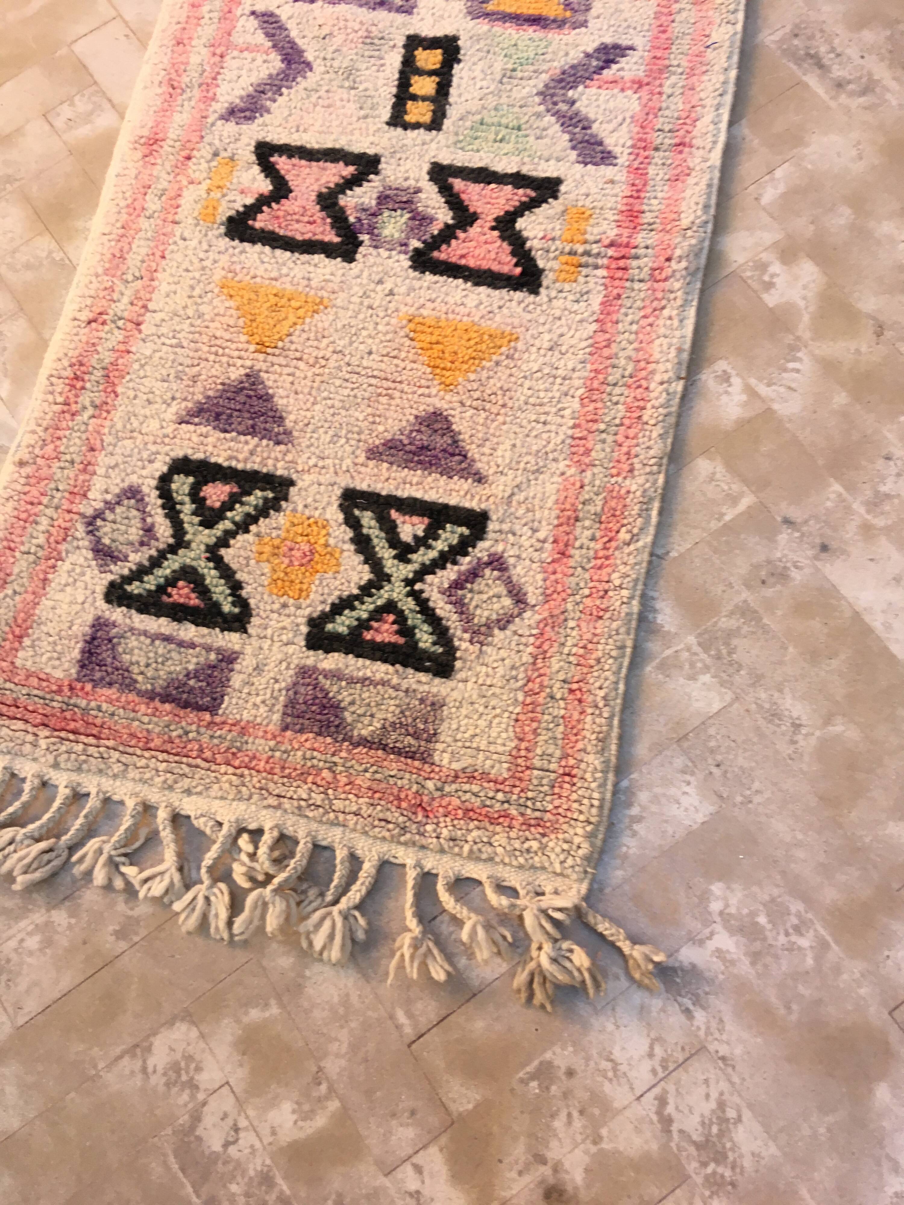 Boujaad Runner Rug 355 x 67 cm