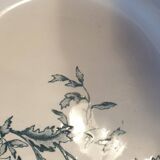 Six earthenware dinner plates from Grigny
