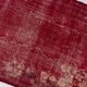 Flower DEsign Vintage Turkish Red Rug