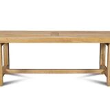 Solid oak farm table