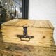 Caisse en bois brut