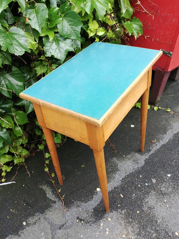 Pupitre années 60 avec pieds compas