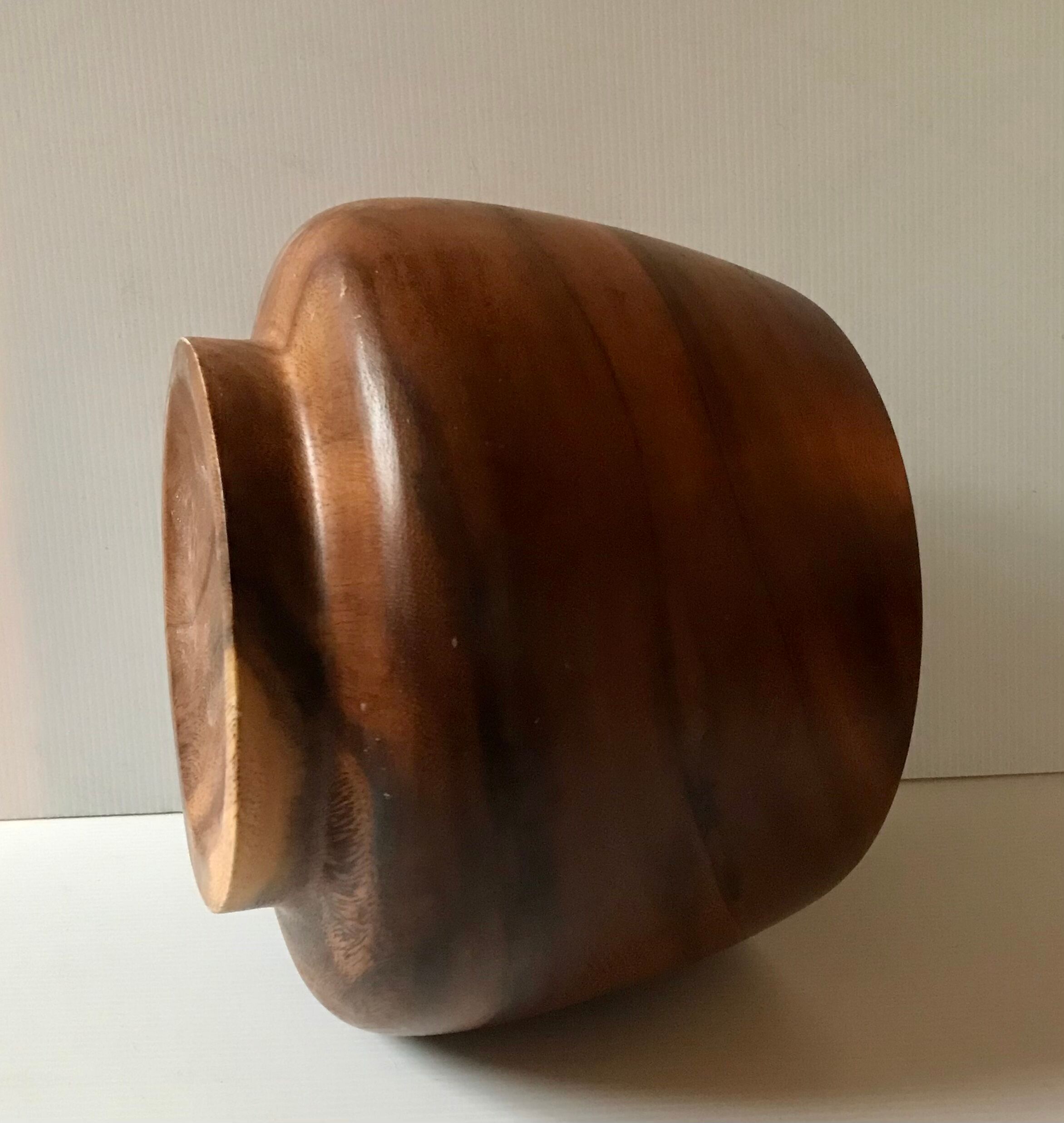 Wooden bowl 4 liters vintage