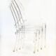 Lot de 4 chaises Ghost Victoria de Philippe Starck pour Kartell