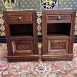Pair of art deco bedside tables