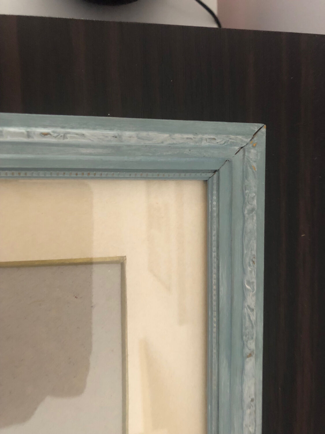 Old frame with moldings