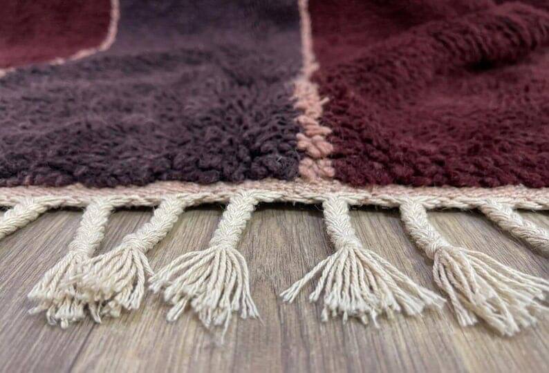 Handwoven pure wool traditional Boujaad rug 150/250 cm