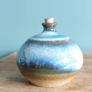 Vase soliflore en céramique de style scandinave