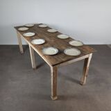 Old patinated farm table