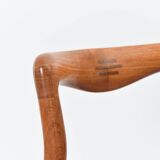 Set of 2 mid-century Danish dining chairs by H.W. Klein