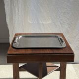 Silver tray with knot pattern handle L47.5