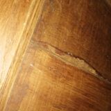 French Oratory prayer storage cabinet in walnut