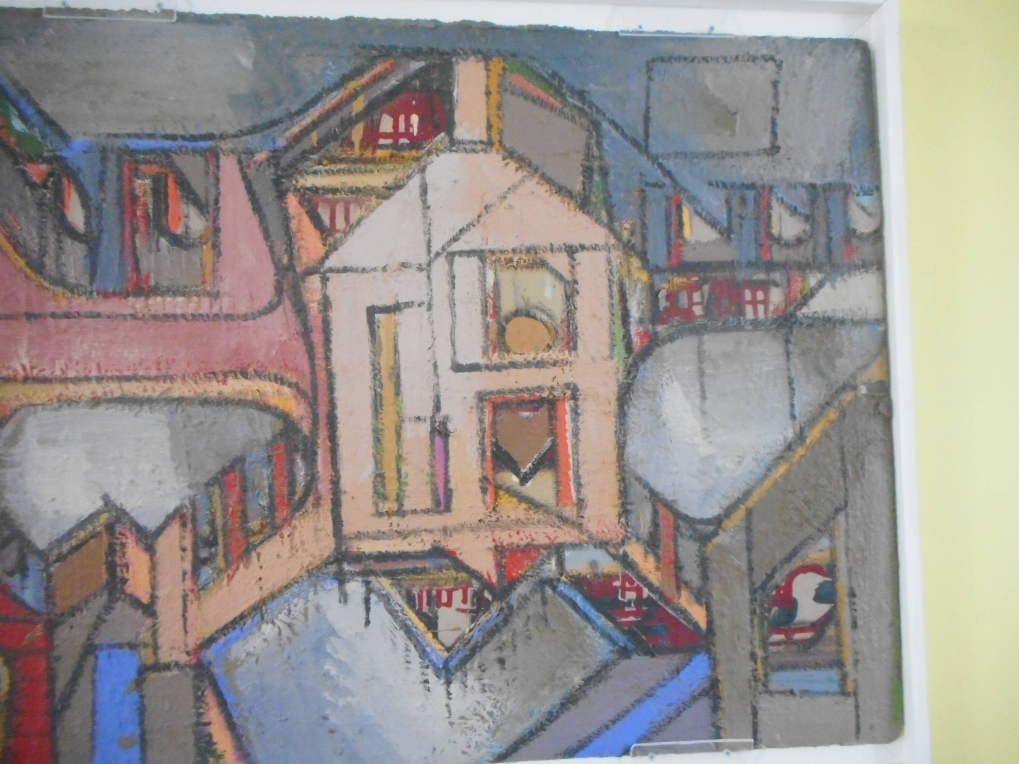 Tableau "composition abstraite" de jean besnard