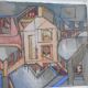 Tableau "composition abstraite" de jean besnard