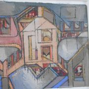 Tableau "composition abstraite" de jean besnard
