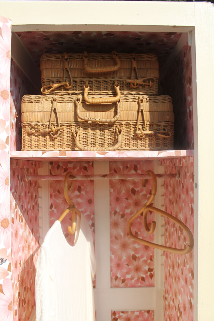 Art deco one door cupboard