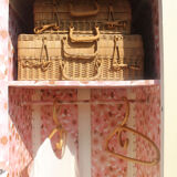 Art deco one door cupboard