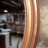 Ice oval wooden gilded 19th 75x102cm