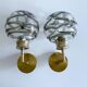 Pair Vintage Murano Glass Wall Lights